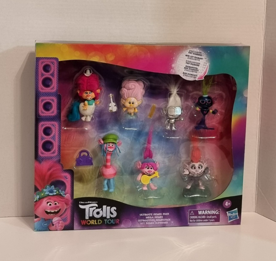DreamWorks Trolls World Tour Ultimate Remix Pack 7-pack Age 4+