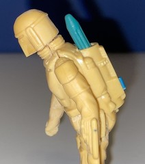 Custom Vintage STAR WARS L-Slot Rocket Firing Boba Fett Replica 3.75″ Figure Tan