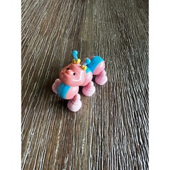 Vintage Arcade Toy Pink Blue Caterpillar Bug Miniature Figure Collectible 2 In