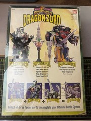 Mighty Morphin Power Rangers Dragonzord Autographed Signed Jason David Frank JDF