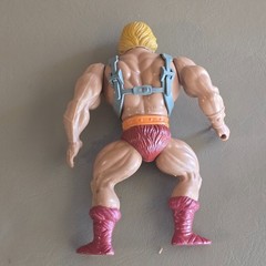 Vintage Complete He-Man Action Figure 1981 Mexico MOTU Sword Shield Armor Axe