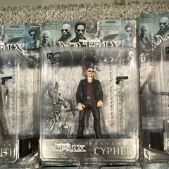 Complete Set of 6 N2 Toys The Matrix Action Figures 2000 Sealed Neo Morpheus Tri