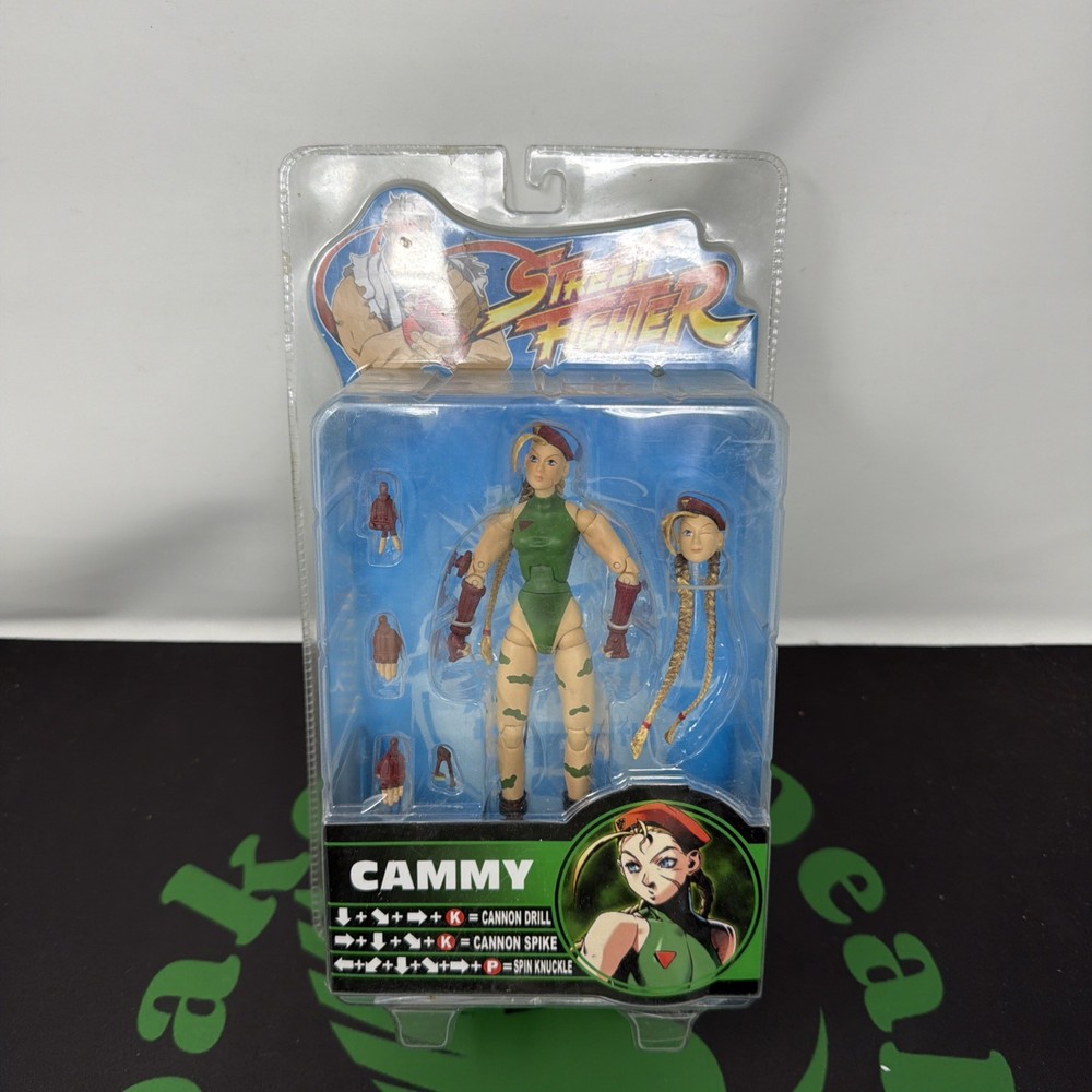 Sota Toys Cammy Street Fighter Round 2 Vintage Action Figure Classic Green