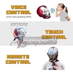 Iron Man Helmet Autoking MK5 1/1 Voice-controlled Transform Mask Cosplay Prop
