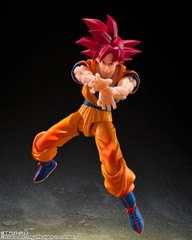 Bandai S.H.Figuarts Dragon Ball Super Super Saiyan God Goku God Aura Figure NEW