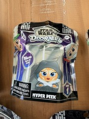 5X NEW Sealed Disney Star Wars DOORABLES HYPER PEEK Figure + Card Blind Bags