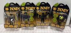 Bendy and Dark Revival Glow in Dark Set of 4 Figures Brand New Phatmojo