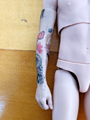 1/6 Por Toys Lionel Messi Body with tattoo arm MIB