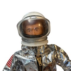 Vintage 1964 GI Joe Adventure Team Astronaut Space Walk Figure Red Flocked Hair