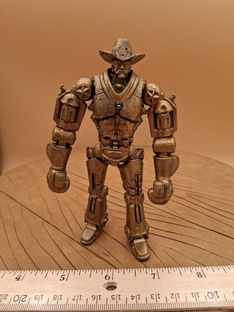 Real Steel Figure Wave 2 Six Shooter 2011 Jakks Pacific 5” Chest Lights Up Works