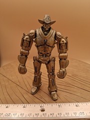 Real Steel Figure Wave 2 Six Shooter 2011 Jakks Pacific 5” Chest Lights Up Works