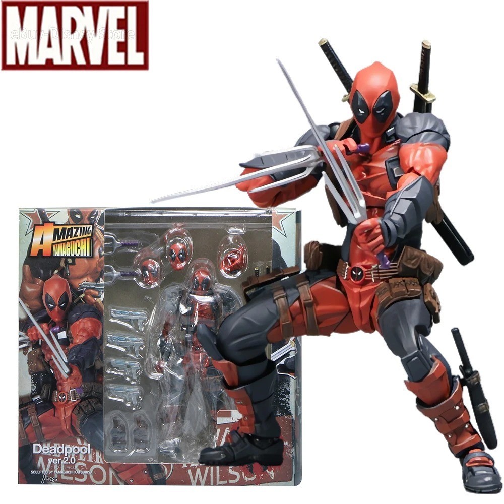 Amazing Yamaguchi Deadpool 2.0 Figure 15cm Super Hero Action Model Toy