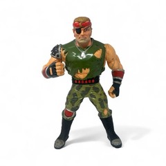 Vintage 1993 Tara Toys Super Soldier 13″ Figure WORKS! Arnold Schwarzenegger