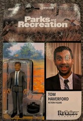 Super7 Reaction Parks and Recreation Tom Haverford 3.75in. Action Figure NIP