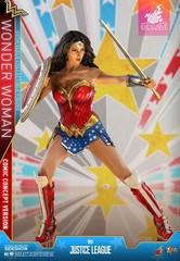 Hot Toys 1/6 Mms506 Justice League Wonder Woman Comic Concept Action Figure
