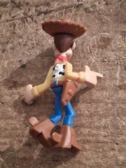 Disney Toy Story Buzz Lightyear And Woody Mini Action Figure 2002 Adjustable VTG