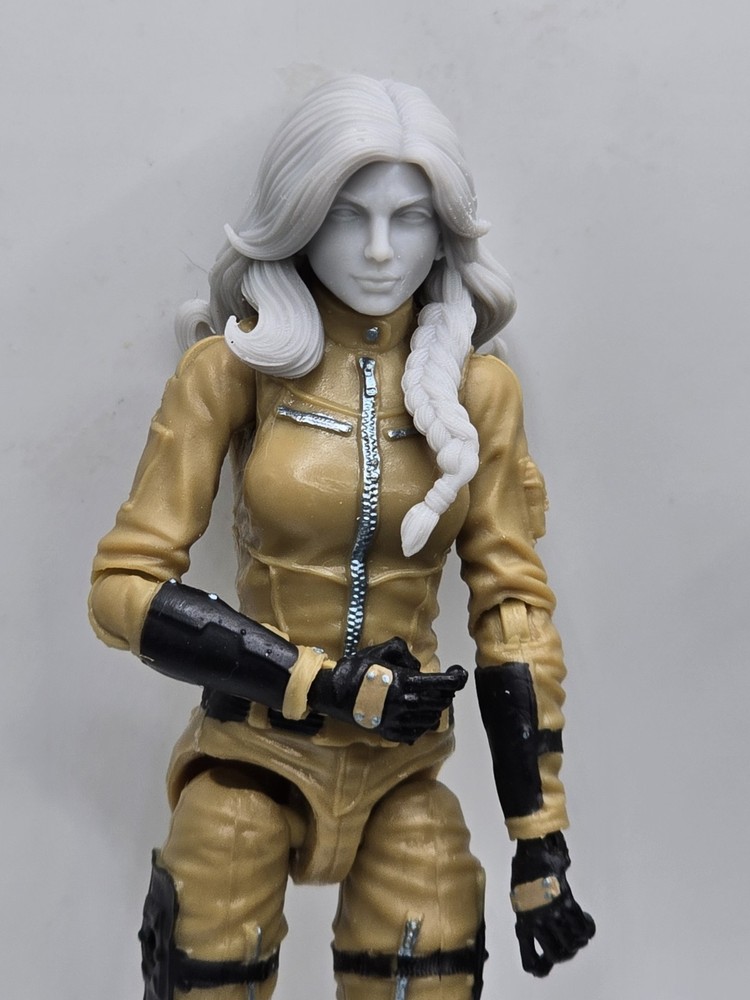 3d Print RED BARBARIAN WARRIOR SONIA 1:18 3 3/4″ GI Joe 25th Anniversary B117
