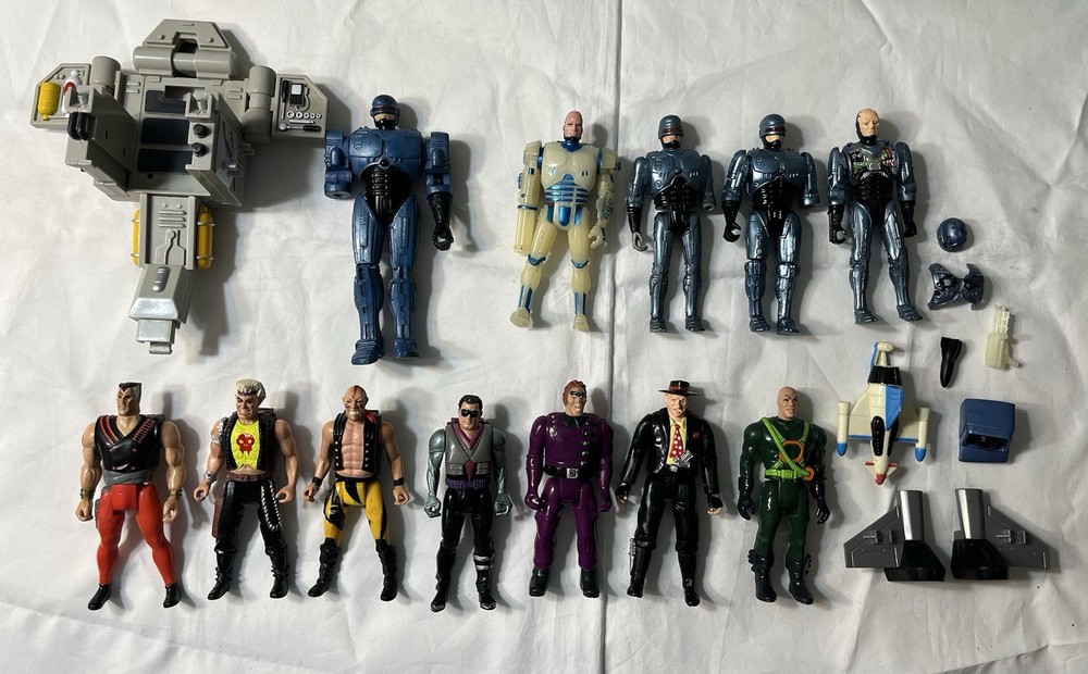 Vintage 1993 ROBOCOP ACTION FIGURE LOT HASBRO KENNER toy island
