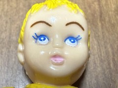 x2 Mel Appel Co Figure Lot Baby Girl Yellow Outfit 2.5″ Mom 5” FP Loving Family