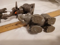 (Lot Of 4)~1995~ F-P Inc. ~Elephant~Hard Gray Rubber Figure (Indonesia)