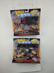 WWE Rumblers John Morrison Miz Playset Wrestling Action Figure Lot Mattel Aew