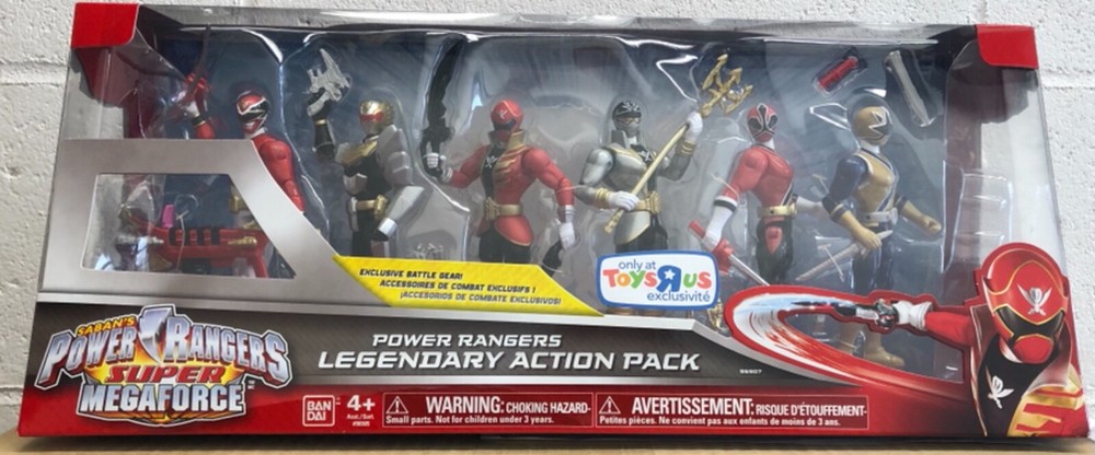 Power Rangers Super Megaforce Action Pack Robo Knight Silver Gold Red Legendary