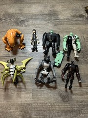2008 Lot Of 7 Bandai Ben 10 Alien Force Action Figures Cartoon Network