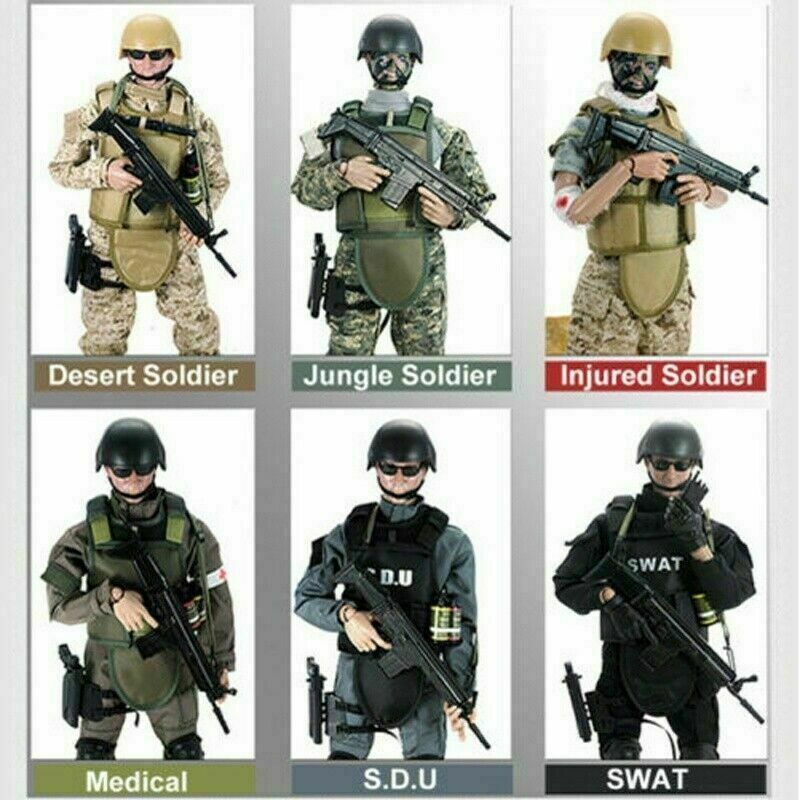 1/6 Soldier Action Figures Model SWAT ACU Uniform Model Military Army Suit Toys
