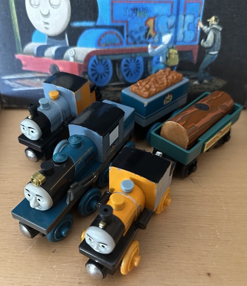 Learning Curve Wooden Thomas Train Misty Island Ferdinand,Bash,Dash, & Jobi Wood