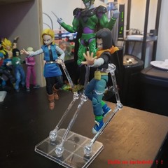 12Pc HG144 Adjustable Action Figure Display Holder Base Doll Model Support Stand