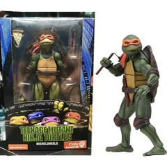 Ninja Turtles 1990 Movie TMNT Teenage Toys Mutant 7″ Action Figure…