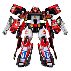 Metal Cardbot W Season 3 BLAION Fire Truck Transforming Robot Toy SAMG Fast Ship