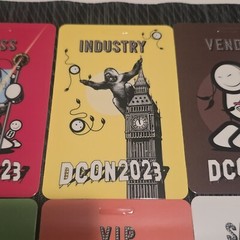 DesignerCon 2023 Set Of 9 Badges By The London Police DCON