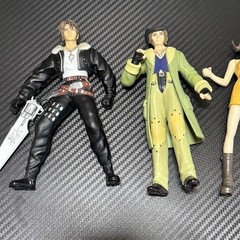 Bandai Final Fantasy 8 VIII 1999 Full Set Lot of 6 Figures w/ Sword Squall Rinoa