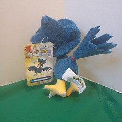Pokemon Johto Plush Murkrow 2010 Jakks Pacific Stuffed Animal Nintendo 6”