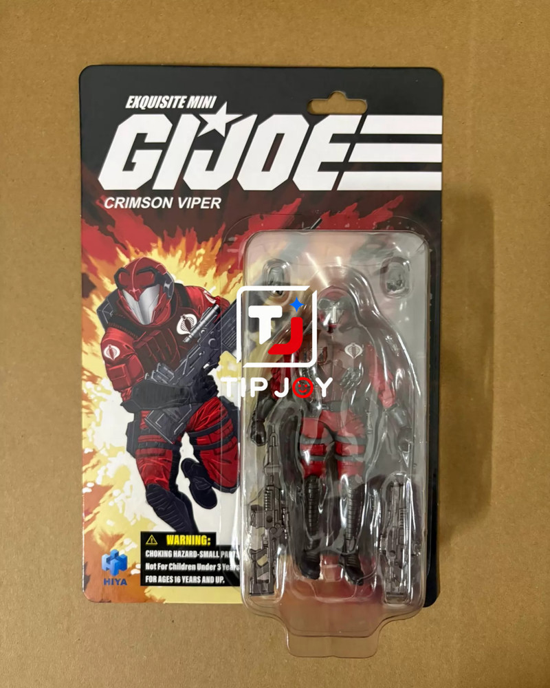 HIYA Toys Exquisite Mini 1/18 G.I. Joe Crimson Viper Action Figure New