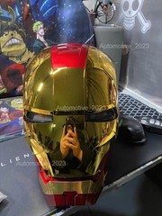 US! AUTOKING Iron Man MK5 1:1 Helmet Wearable Voice-control Children’s Day Gift