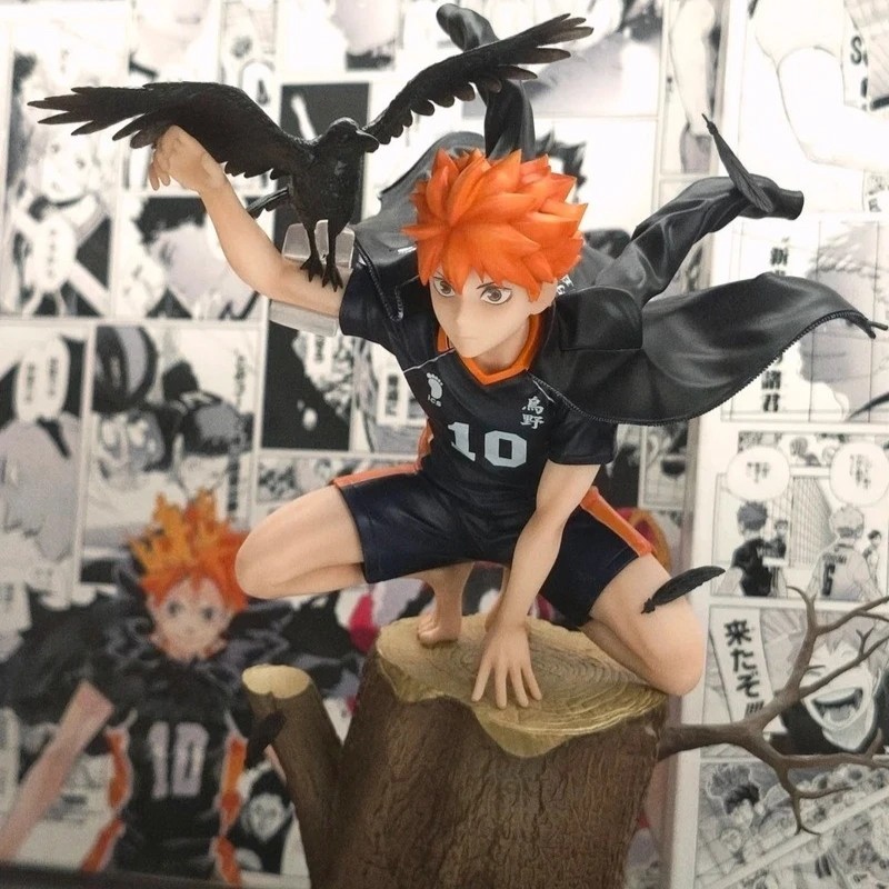 Anime Haikyuu Shoyo Hinata Tobio Kageyama Action Figure PVC Model Statue Toys