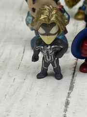 Ooshies Mini Superhero Figures Lot of 11 Marvel DC Batman Ear Flaw See Photos