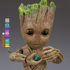 Guardians of the Galaxy Groot Action Figure Baby Groot HT 1:1 Model Toy Box NEW