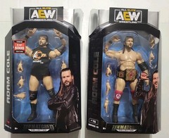 Set Of 2 Jazwares AEW Unmatched Series 10 CHASE ADAM COLE #80 & ADAM COLE #75