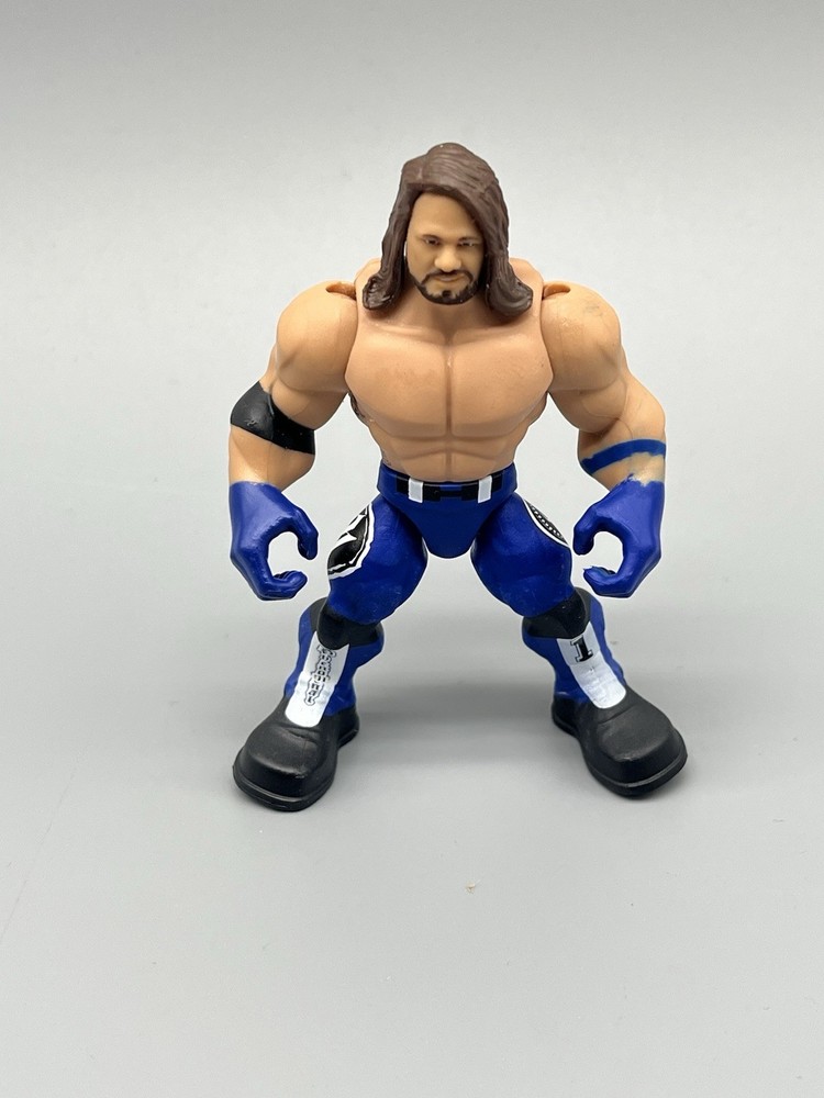 WWE Mattel Knuckle Crunchers AJ Styles Wrestling Figure HTF