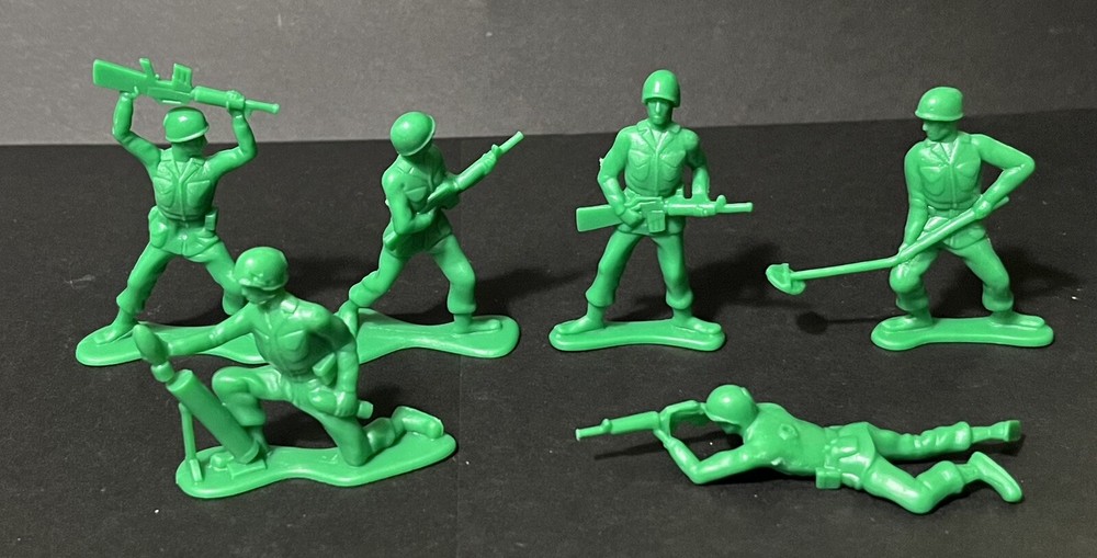 Lot Of 6 Toy Story “Bucket O Soldiers” Various Replacement Diff Soldiers Parts