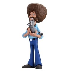 Bob Ross Toony Classics 6 Inch Figure | Bob Ross and Raccoon