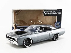 Fast & Furious 1:24 Dom’s 1970 Plymouth Roadrunner Die-cast Car, Toys for…