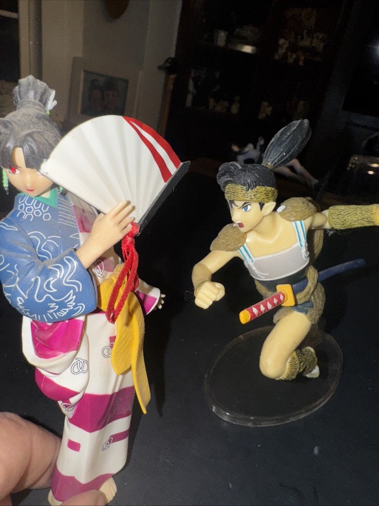 Inuyasha Koga InAction & Kagura Figure 2006 Toynami Rare Japan Manga Anime
