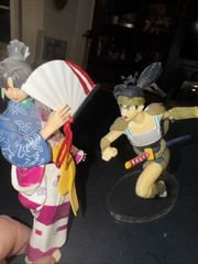 Inuyasha Koga InAction & Kagura Figure 2006 Toynami Rare Japan Manga Anime