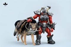 JXK 1/6 Common Gray Wolf Model Collections Animal Figure Decor Toys Xmas Gift