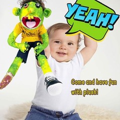 24inch Jeffy Puppet Hand Puppet Plushie Toy, Fun Naughty Puppet Toy