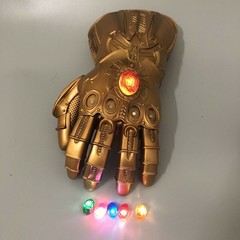 Thanos Infinity War Gauntlet w/LED Light Glove Adult Kid Size Avengers Toy